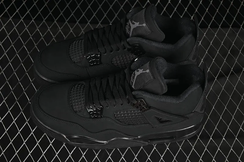 All categories Air Jordan Jordan series basketball shoes Air Jordan 4 LW version Air Jordan 4 Retro "Black Cat" AJ4 Joe 4 new black cat FV5029-010